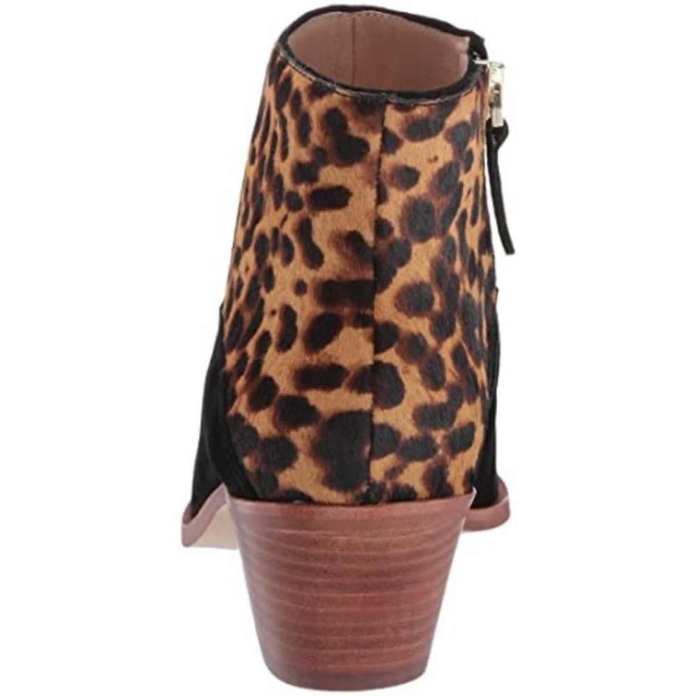 NEW Louise et Cie Vada Leopard PRINT Ankle Boot BOOTIE CALF HAIR SUEDE SIZE 7 - Picture 7 of 9
